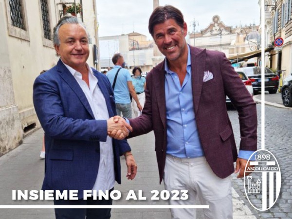 Ascoli Calcio e Mister Sottil insieme fino al 2023.