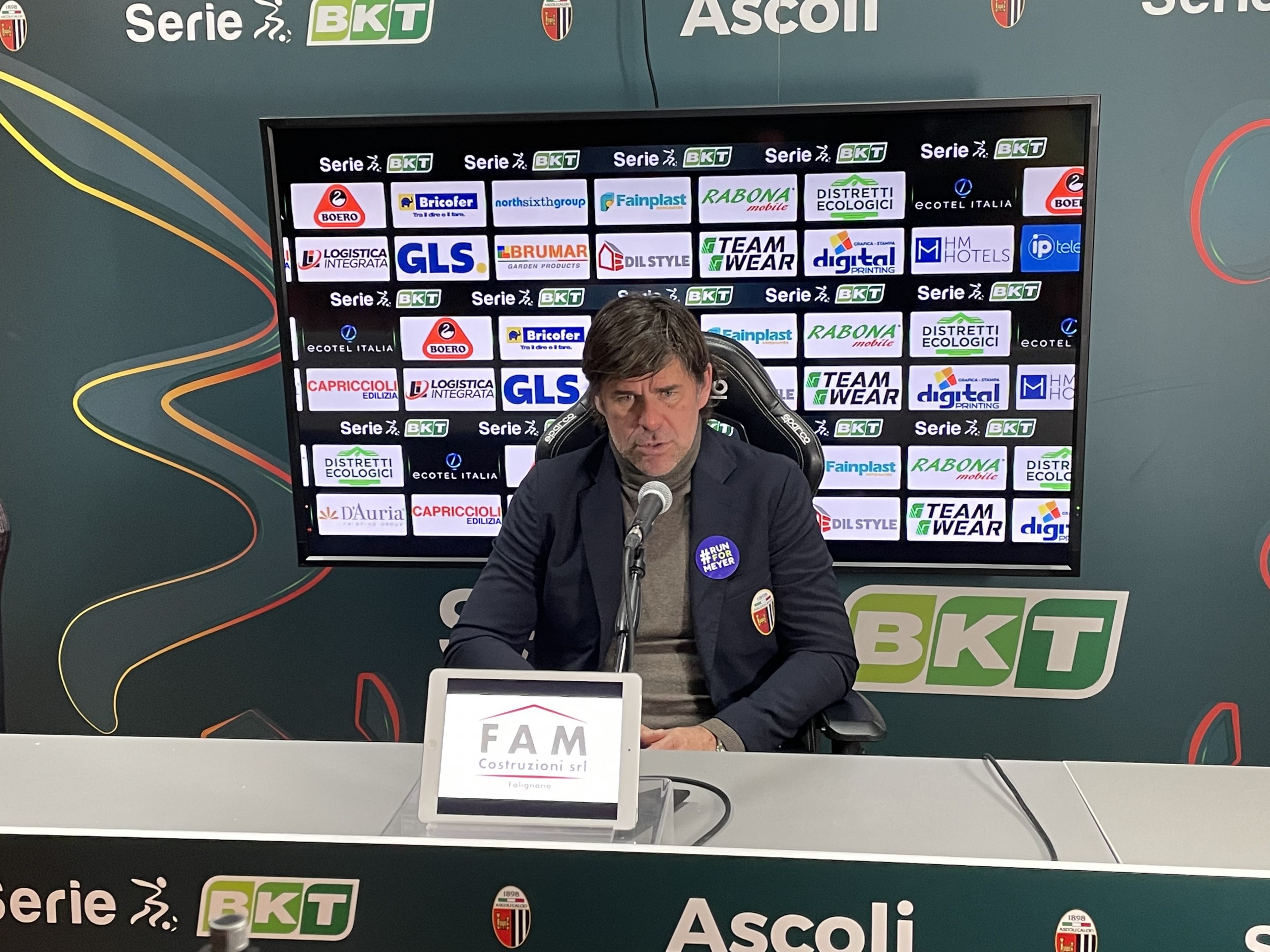 #ASCPER Post gara Mister Sottil: “Nel gol dovevamo essere più energici in barriera”.