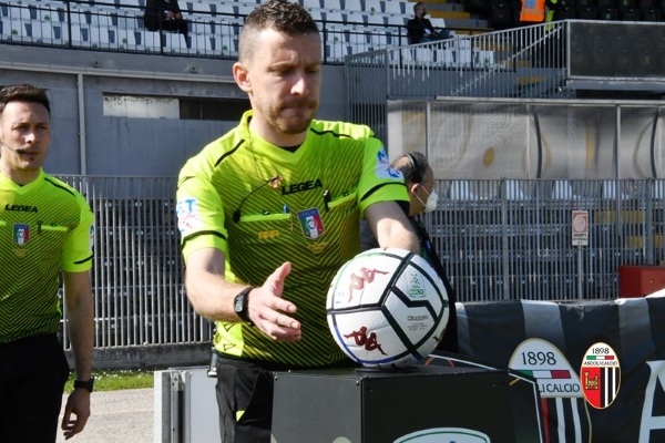 #ASCFRO Serra di Torino designato per Ascoli-Frosinone.