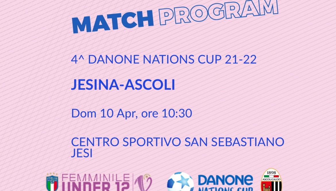 DANONE NATIONS CUP | IL PROGRAMMA DELLA 4^ GIORNATA