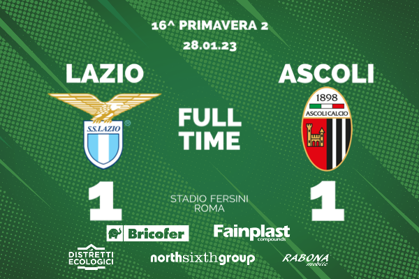 PRIMAVERA 2 | LAZIO-ASCOLI 1-1