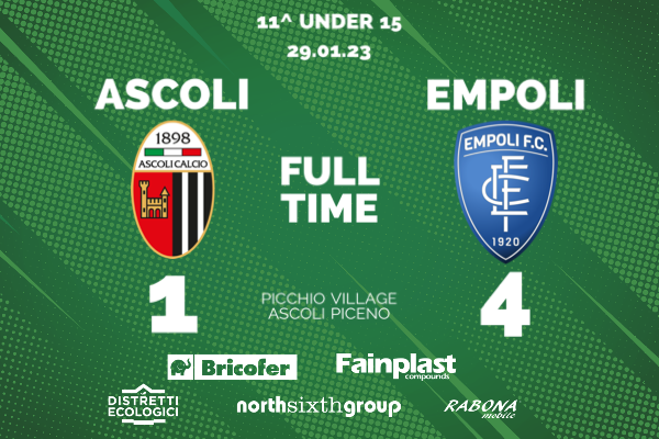 UNDER 15 | ASCOLI-EMPOLI 1-4