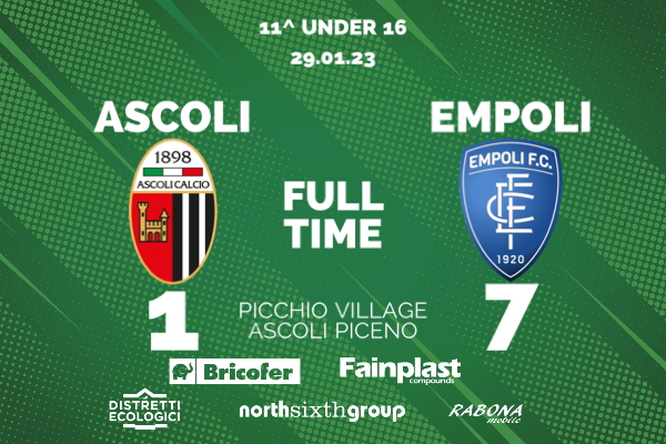 UNDER 16 | ASCOLI-EMPOLI 1-7