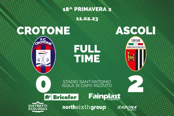 PRIMAVERA 2 | CROTONE-ASCOLI 0-2