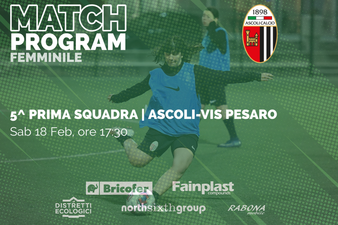 ASCOLI CALCIO FEMMINILE | IL PROGRAMMA DEL WEEKEND