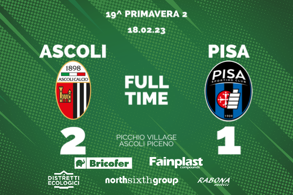 PRIMAVERA 2 | ASCOLI-PISA 2-1