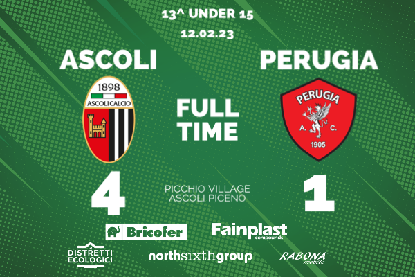 UNDER 15 | ASCOLI-PERUGIA 4-1