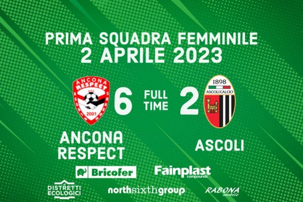 PRIMA SQUADRA FEMMINILE | ANCONA RESPECT ASCOLI  6-2