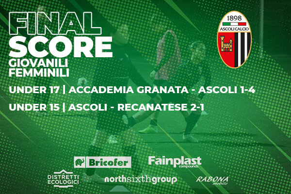 ASCOLI CALCIO FEMMINILE | I RISULTATI DEL WEEKEND