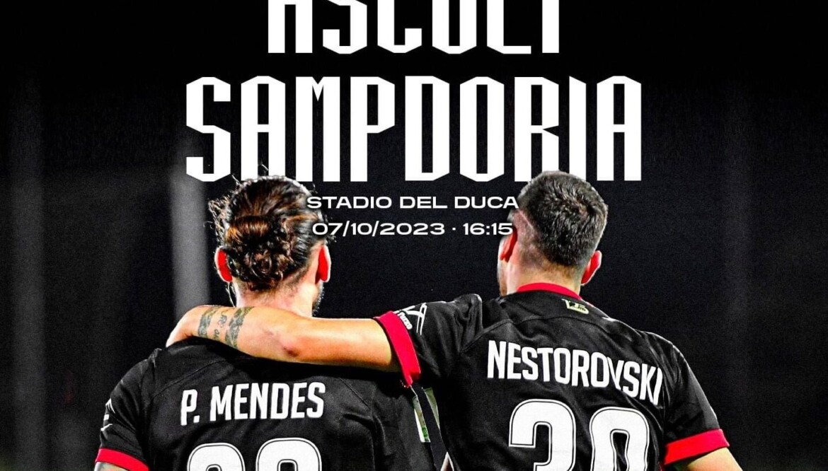 ASCOLI-SAMPDORIA 1-1