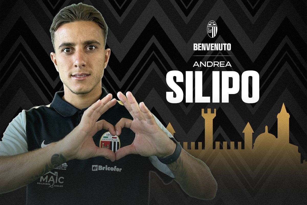 #Calciomercato: Andrea Silipo è un nuovo calciatore dell’Ascoli.