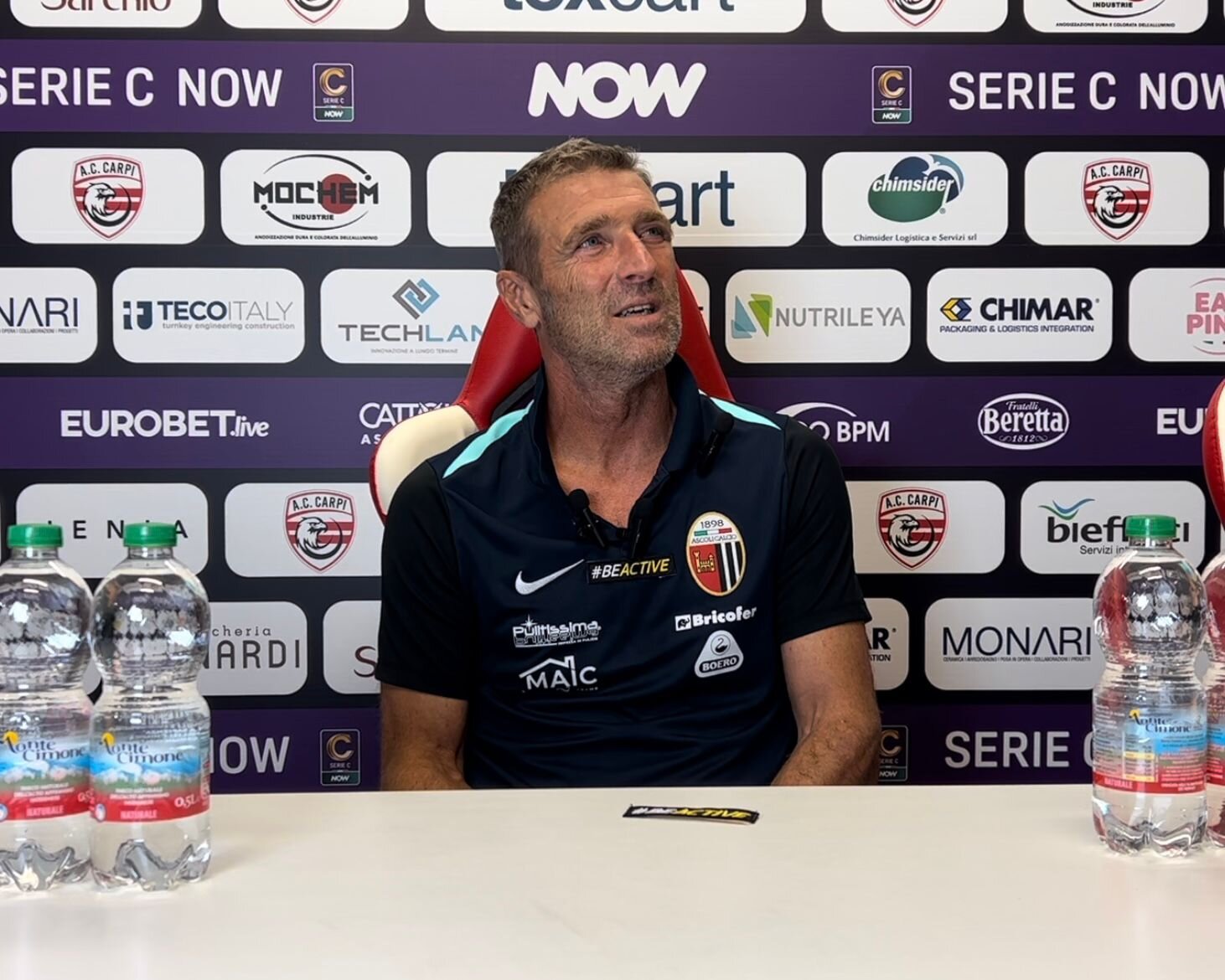 Post gara Mister Carrera: “Partita aperta, buona la reazione al secondo gol”.