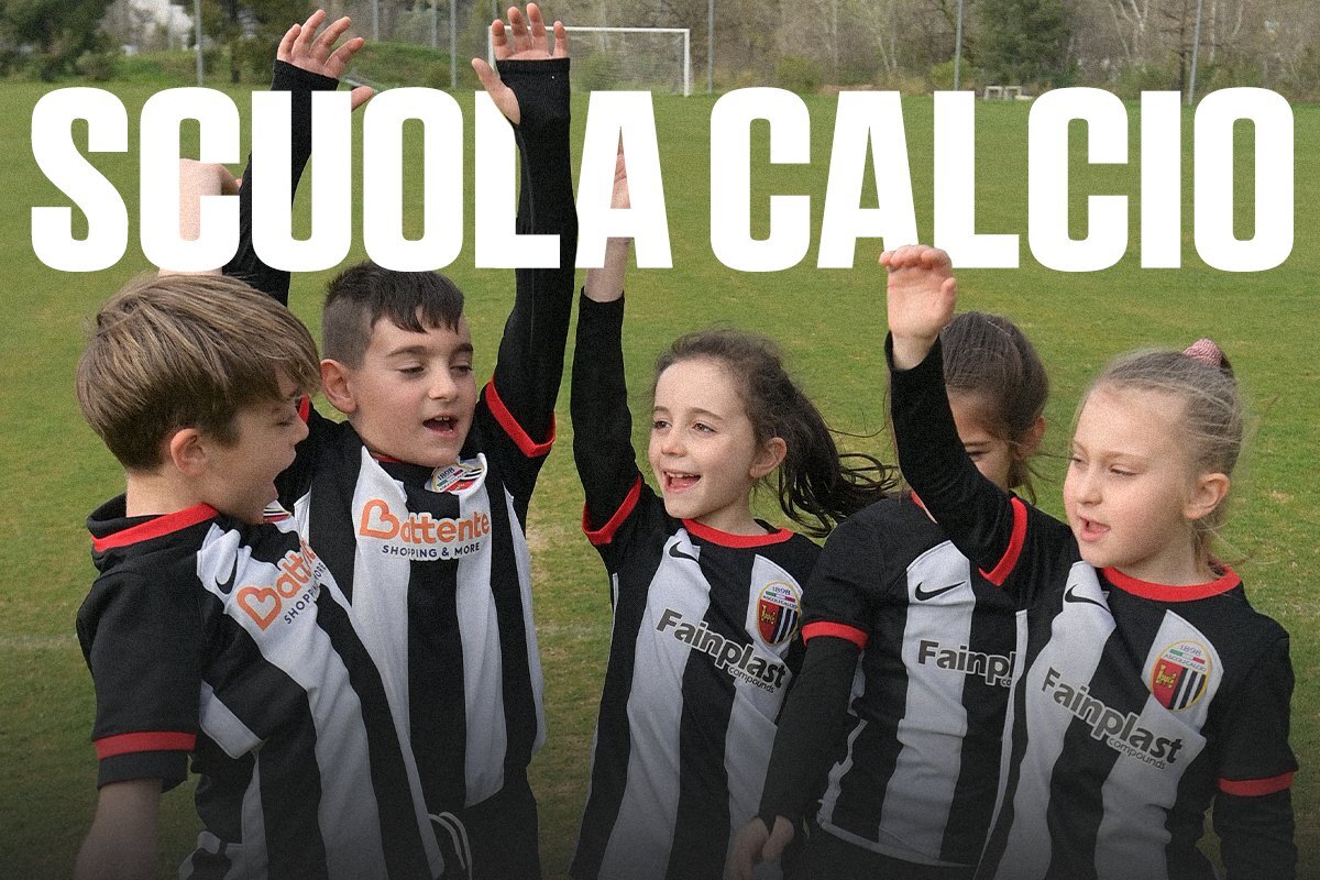 Scuola calcio: aperte le iscrizioni per bambini, bambine e ragazze.